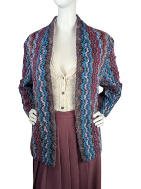 Vintage Graff Californiawear Textured Whimsigoth Jacket Made In USA Fits M/L